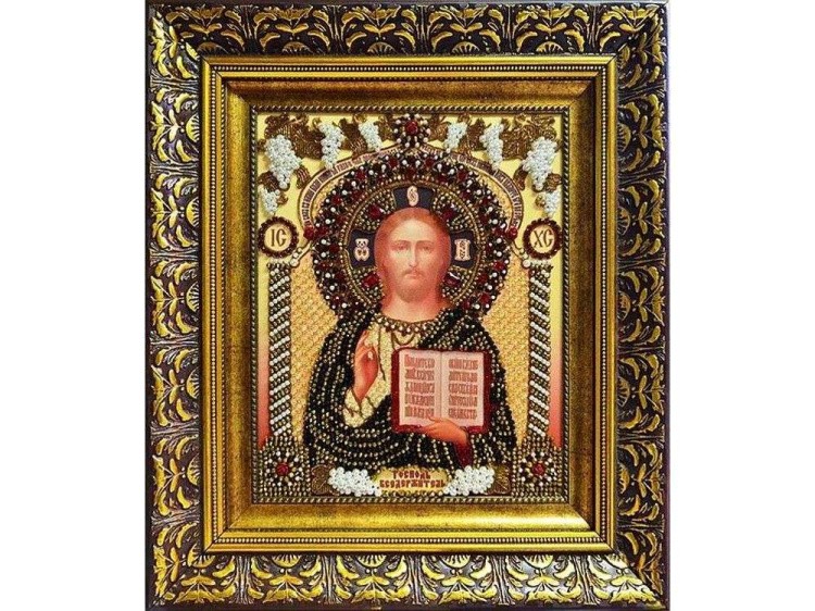 Набор вышивки хрустальными камнями «Господь Вседержитель» — картинка 2