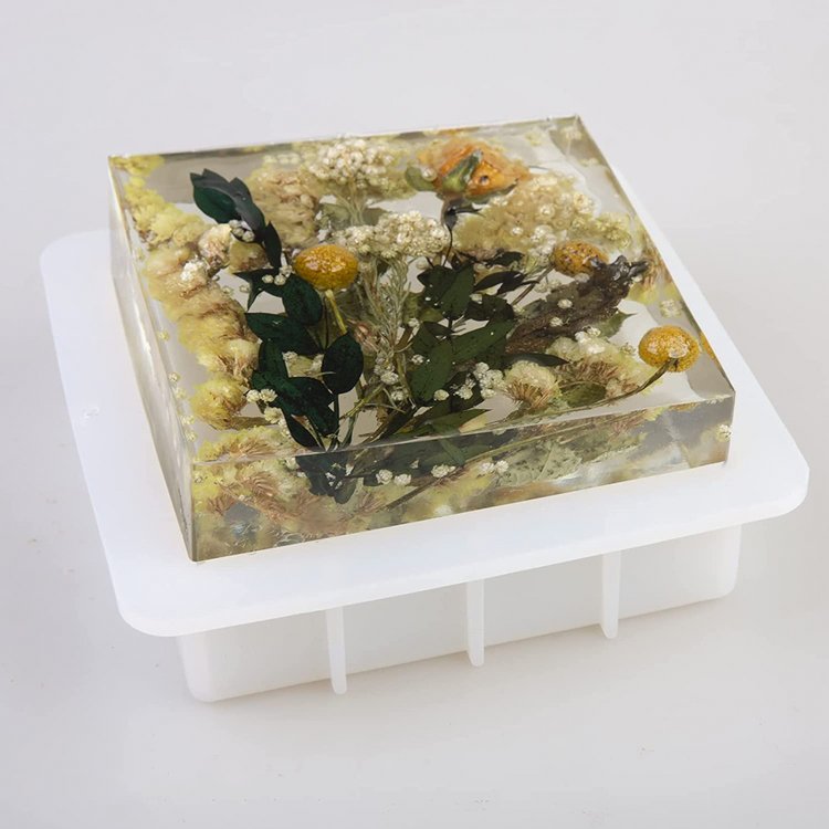 Силиконовый молд - Объемный квадрат, 23x23см 1 шт. — картинка 4