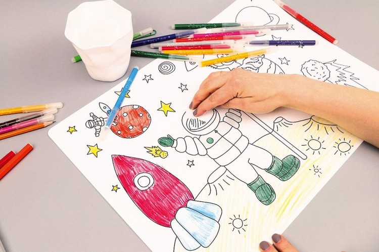 Коврик-раскраска «Космос» — картинка 4