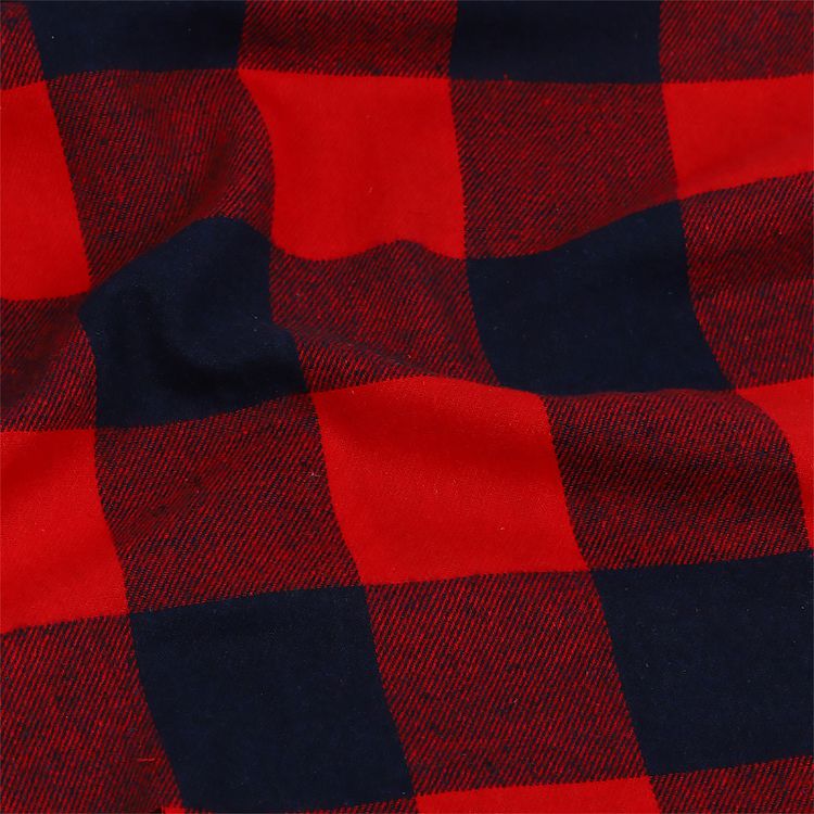 Ткань рубашечная фланель, 5 м x 150 см, 150 г/м², цвет: красный, TBY — картинка 3