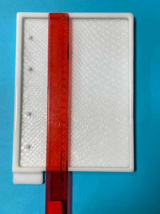 Молд №458 Обложка А5, Кожа змеи (213х153х5 мм) 1 шт., Art Blong — картинка 5