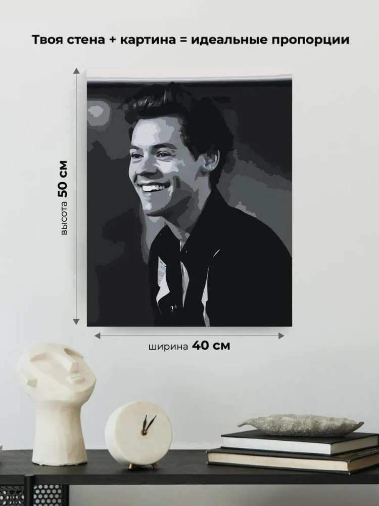 Картина по номерам «Harry Styles» — картинка 3