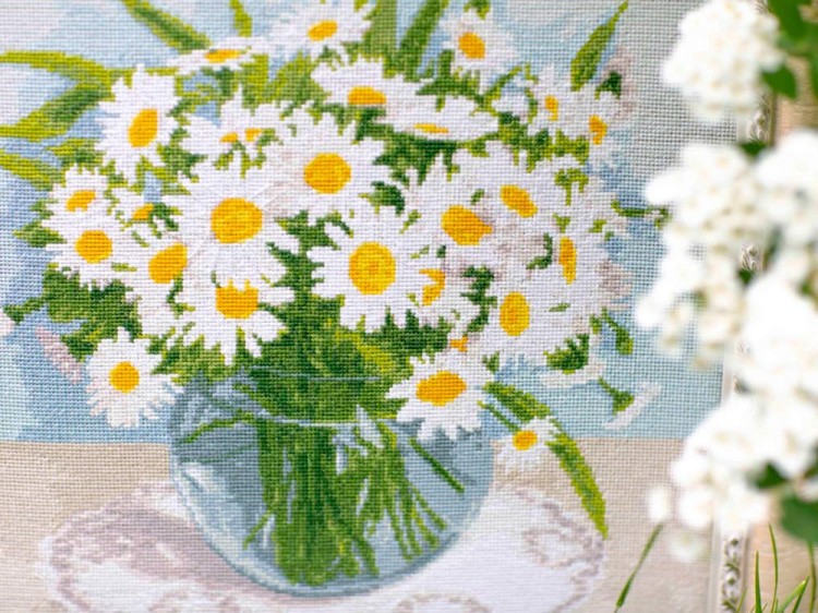 Набор для вышивания «Любимые ромашки» — картинка 3