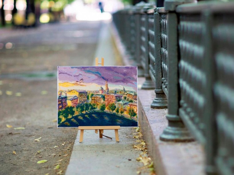 Набор для вышивания «Над Патриаршими прудами» — картинка 5