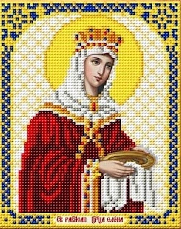 Рисунок на ткани «Святая Равноапостольная Царица Елена», 13,5x17 см, БЛАГОВЕСТ