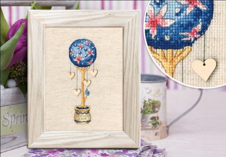 Набор для вышивания «Топиарий-дерево счастья» — картинка 3