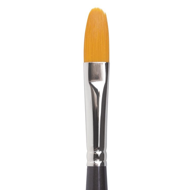 Кисть художественная профессиональная Art Classic, синтетика жесткая, овальная, № 10, длинная ручка, Brauberg — картинка 3