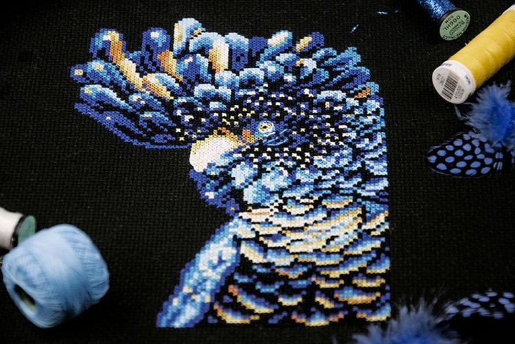 Набор для вышивания «Черный какаду» — картинка 2