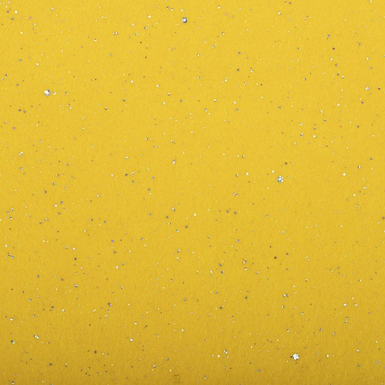 Фетр декоративный с блестками, мягкий, 1,3 мм, 30x45 см ± 2 см, 1 шт., цвет: №121 блестки/желтый, Blitz