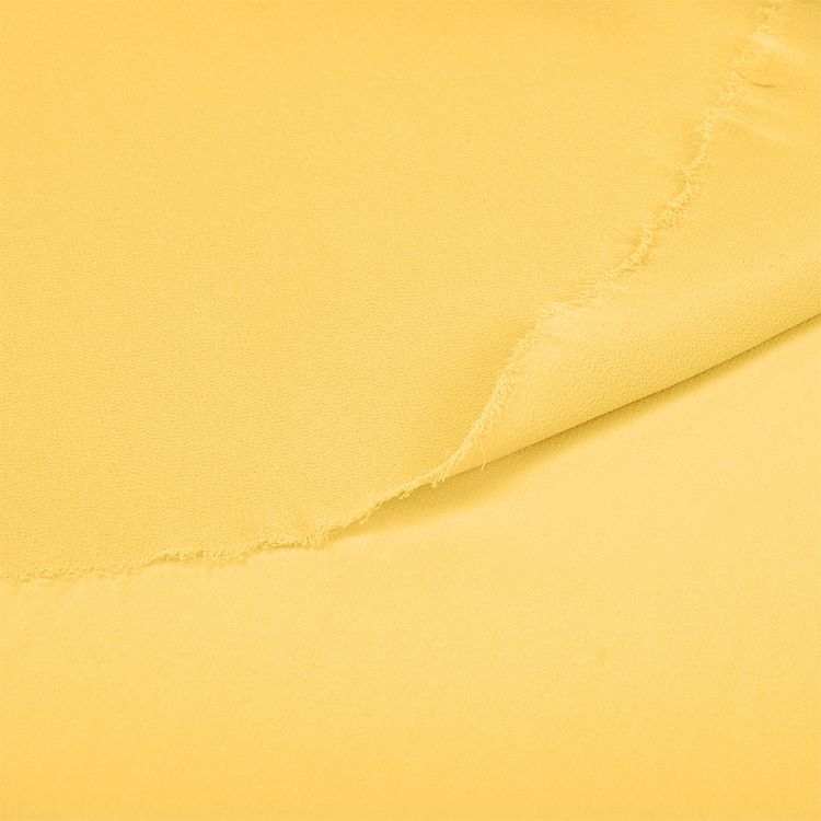 Ткань шифон, 5 м, ширина 150 см, 85 г/м2, цвет: 152 нежно желтый, TBY — картинка 4