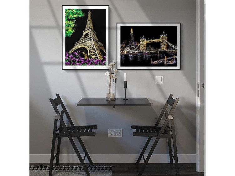 Скретч-картина «Tower Bridge» (цветная) — картинка 8