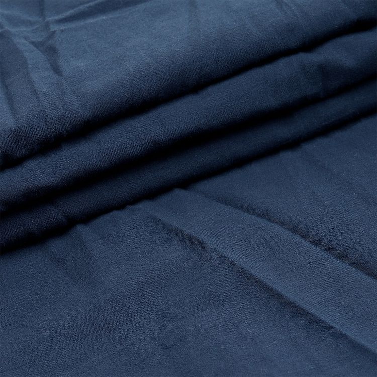 Ткань Хлопок крэш, 5 м х 150 см, 90 г/м², цвет: темно-синий, TBY — картинка 2