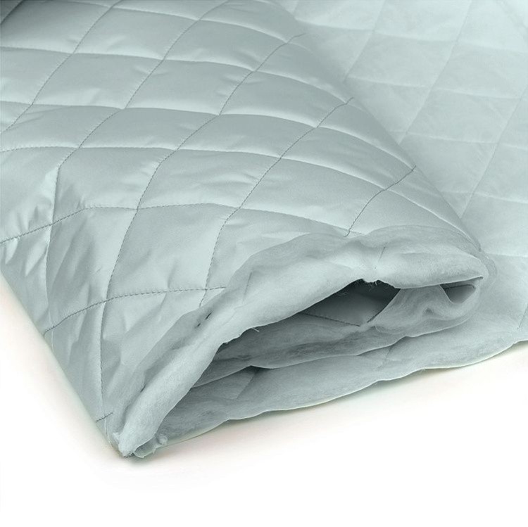 Ткань стежка ниточная Dewspo, ромб 5,5 см, 5 м x 150 см, 230 г/м², цвет: светло-серый, TBY — картинка 3