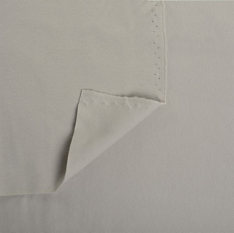 Ткань трикотаж 98% хлопок 2% эластан, 185х100 см, цвет: 731 серый, TBY — картинка 4