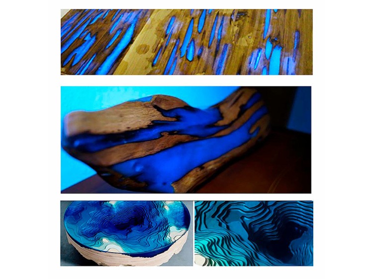 Флуоресцентный пигмент голубой (люминофор), Resin Pro — картинка 2