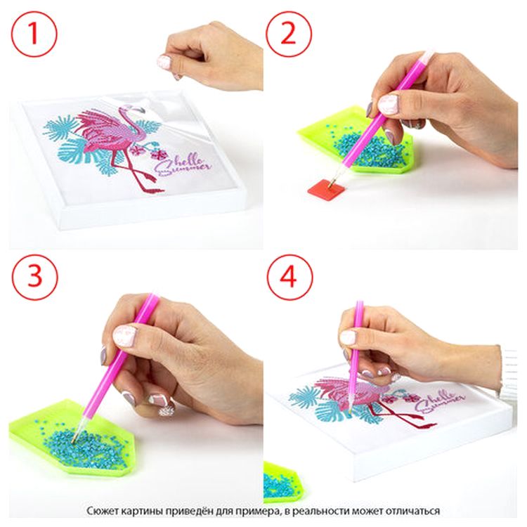 Алмазная вышивка «Котёнок» — картинка 3