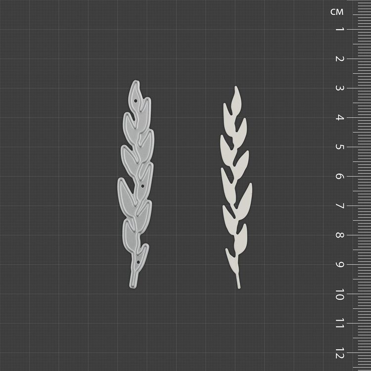 Нож для вырубки «Веточка», 1,3x7,2 см, Mr.Painter — картинка 2