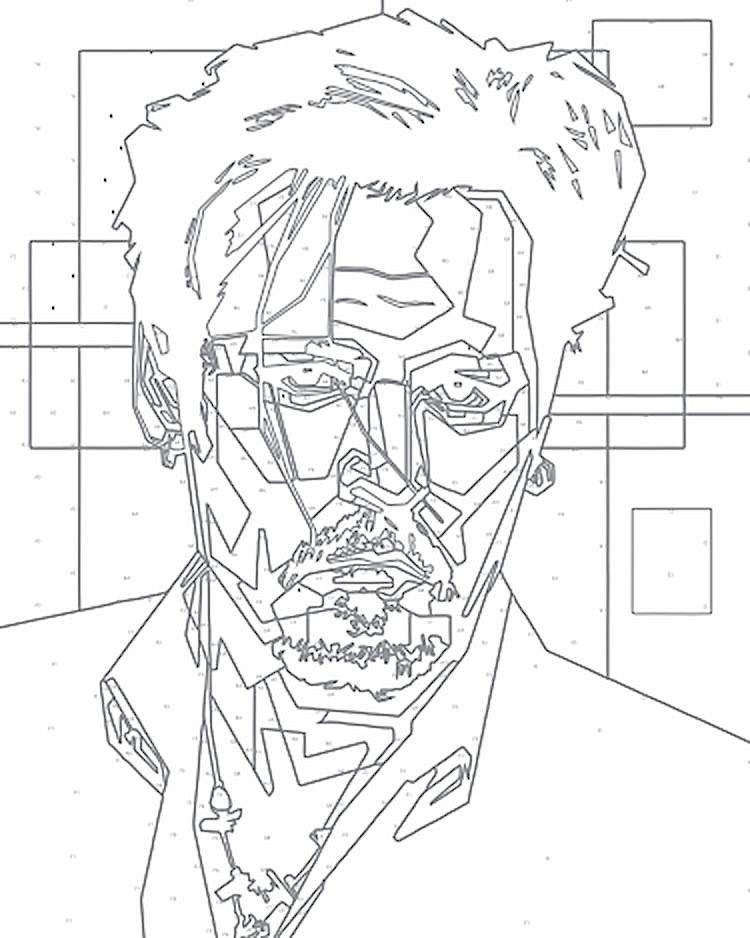 Картина по номерам «Джонни Депп» — картинка 2