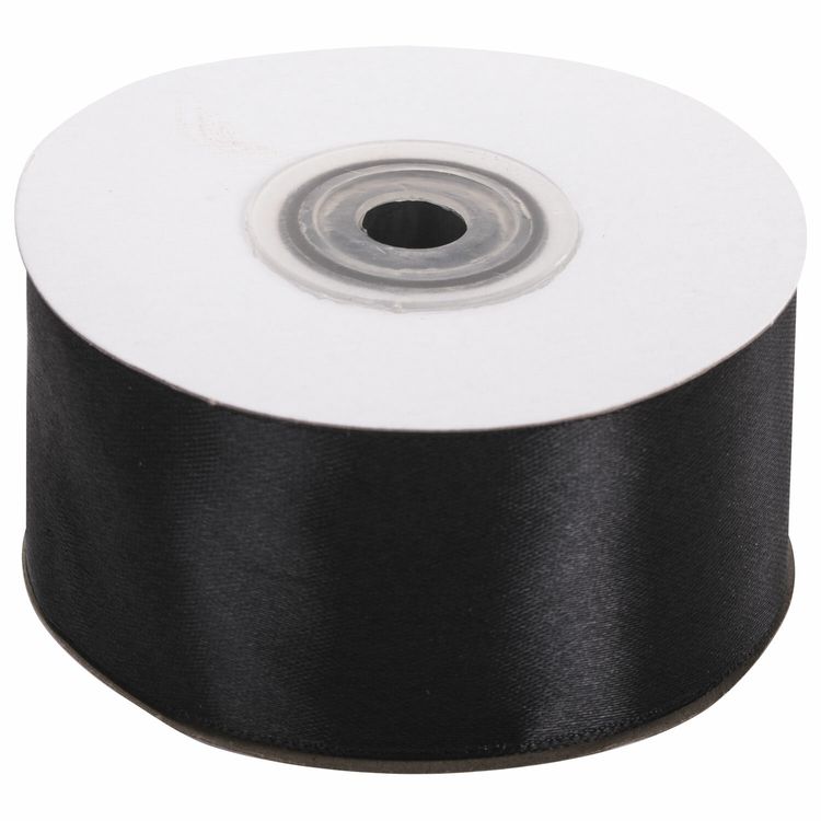 Лента атласная, ширина 38 мм, длина 23 м, черная, Brauberg — картинка 5