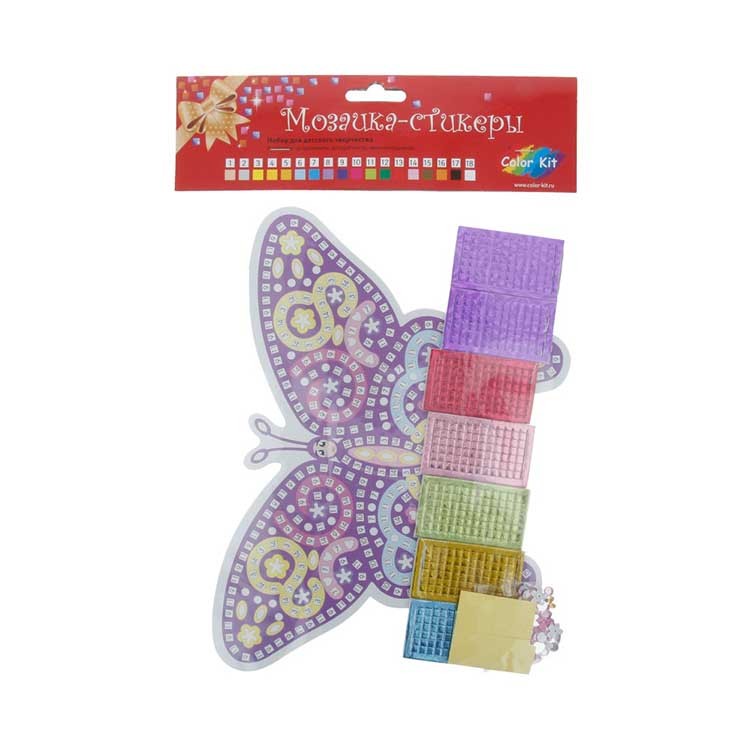 Мозаика из стикеров «Сиреневая бабочка» — картинка 2