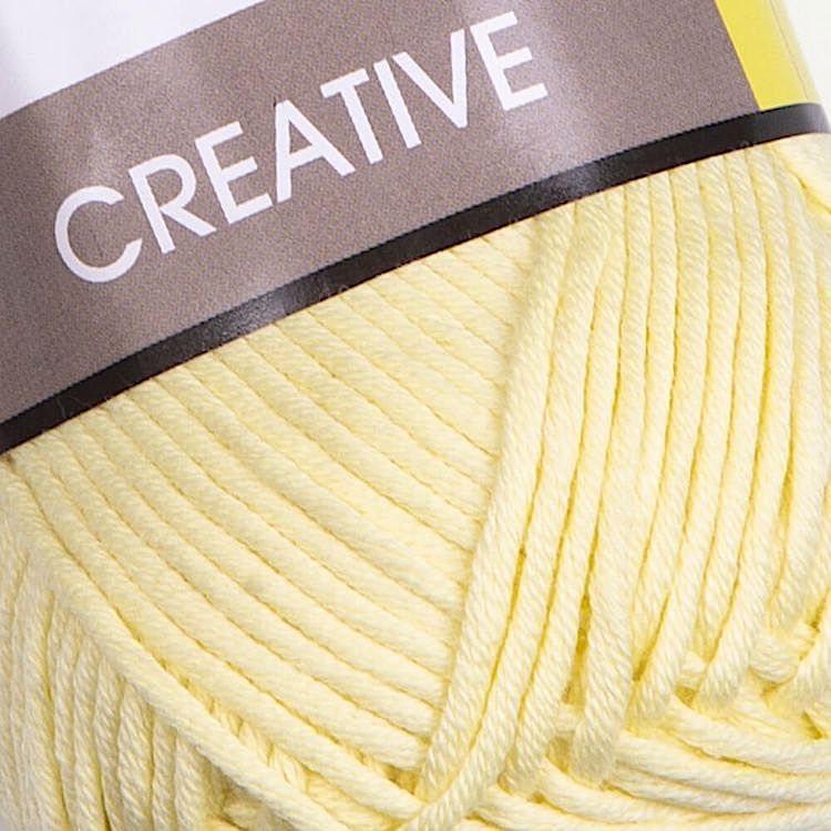 Пряжа YarnArt Creative (224), светлый лимон, 5 шт. по 50 г — картинка 2