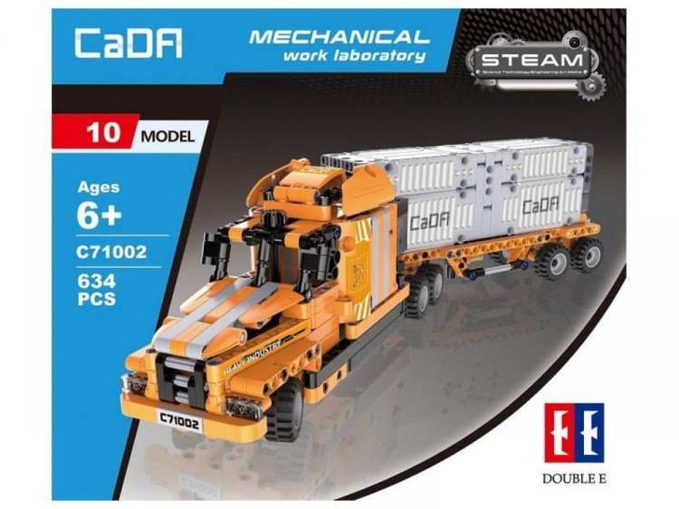 Конструктор CADA STEAM 10 в 1 механическая лаборатория - порт, 634 детали — картинка 7