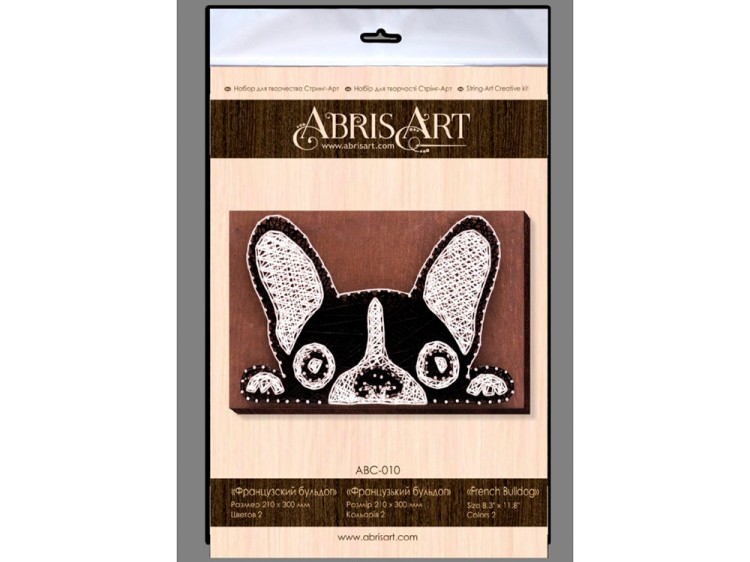 Набор для творчества STRING ART «Французский бульдог» — картинка 7