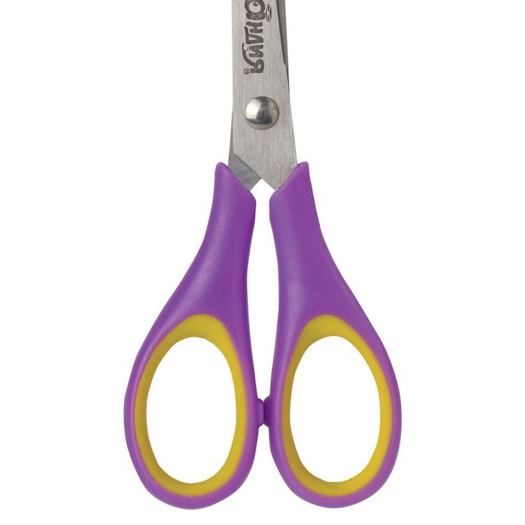 Ножницы «Воздушный змей», 125 мм, для правши, резиновые вставки, Юнландия — картинка 4