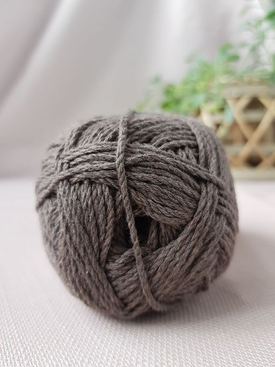 Пряжа Камтекс Мягкий хлопок (233), кофе, 5 шт. по 100 г — картинка 4