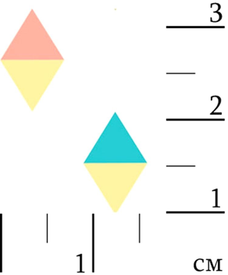 Ткань для пэчворка «ГРАМОТЕЙКА», 50x55 см, 146 г/м2, 100% хлопок, цвет: ГР-09 ромбы, белый, Peppy — картинка 2