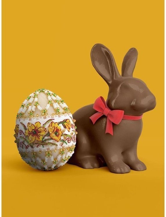 Набор для бисероплетения «Яйцо пасхальное. Нарциссы» — картинка 7