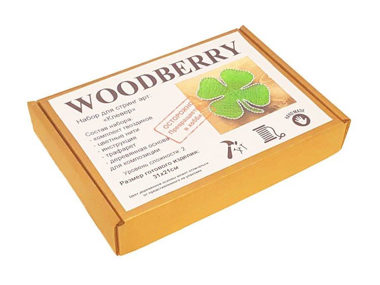 Набор для творчества STRING ART «Клевер» — картинка 2