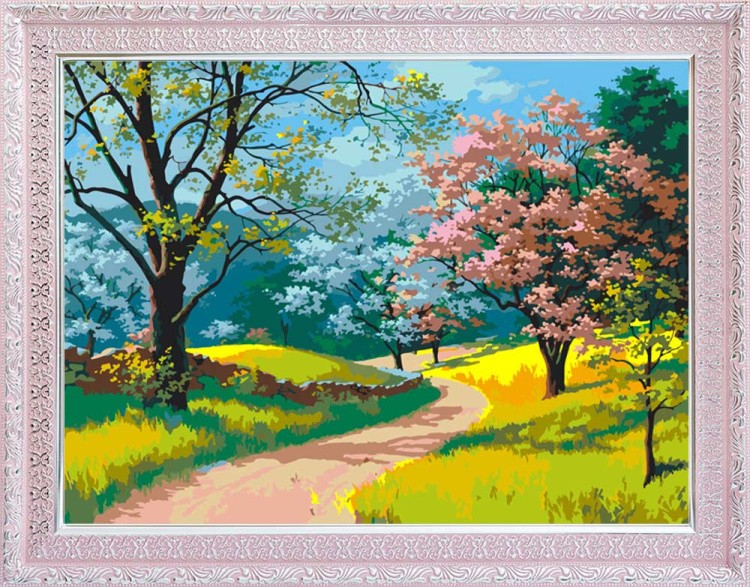 Картина по номерам «Весна цветущая» — картинка 2