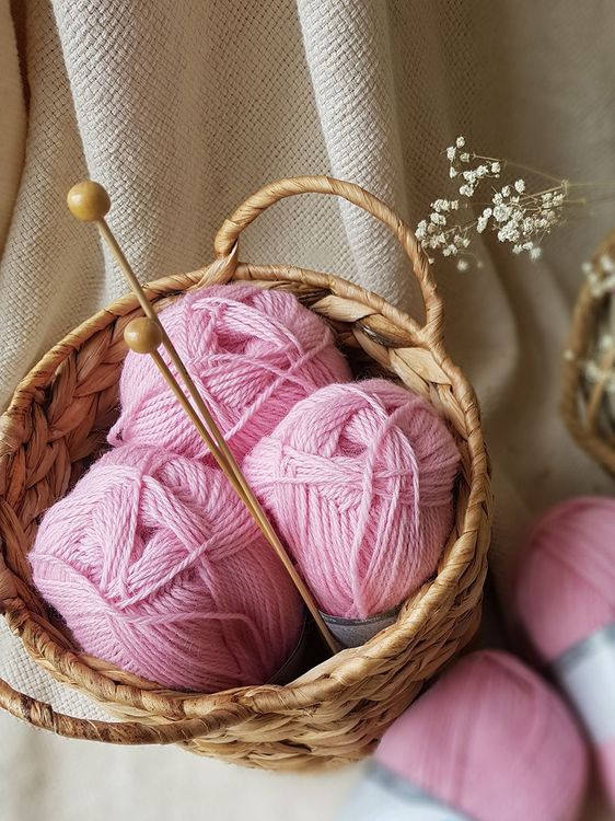 Пряжа Камтекс Аргентинская шерсть (292), розовый кварц, 5 шт. по 100 г — картинка 2