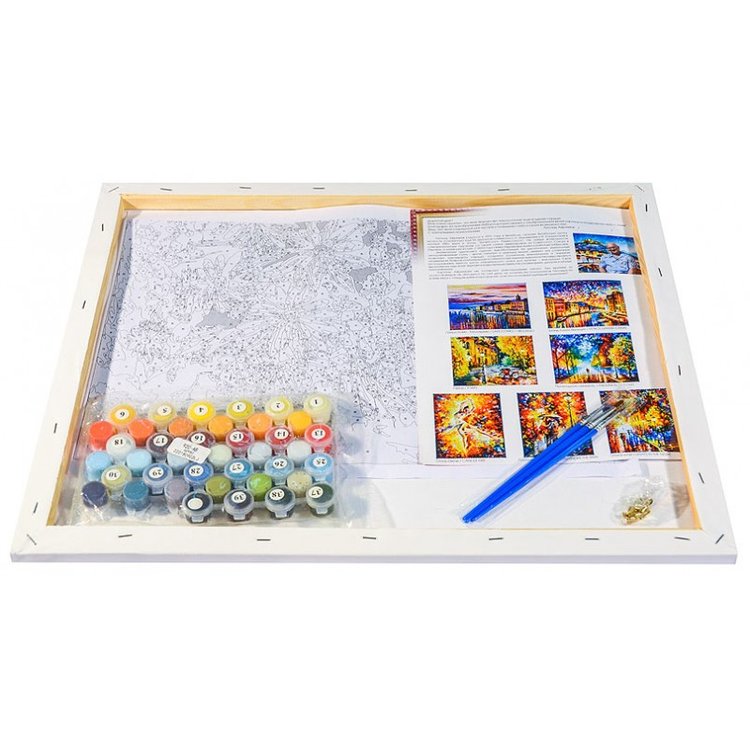 Картина по номерам «Ромашки» — картинка 3