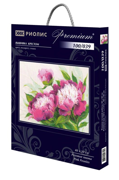 Набор для вышивания «Розовые пионы» — картинка 6