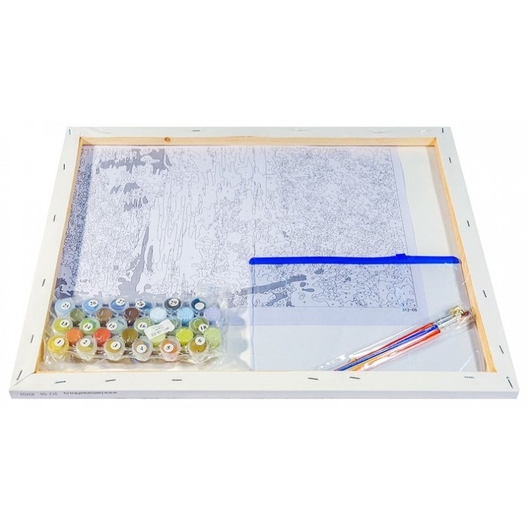 Картина по номерам «Лебеди в пруду» — картинка 3