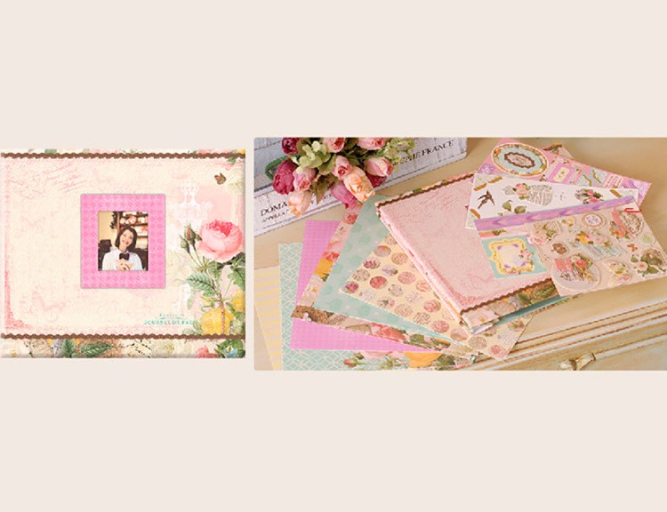 Набор для создания альбома «Розовое настроение» — картинка 2
