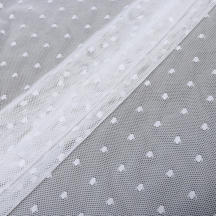 Сетка эластичная Мушка KRUZHEVO, 5 м, ширина 160 см, цвет: 01 белый — картинка 2