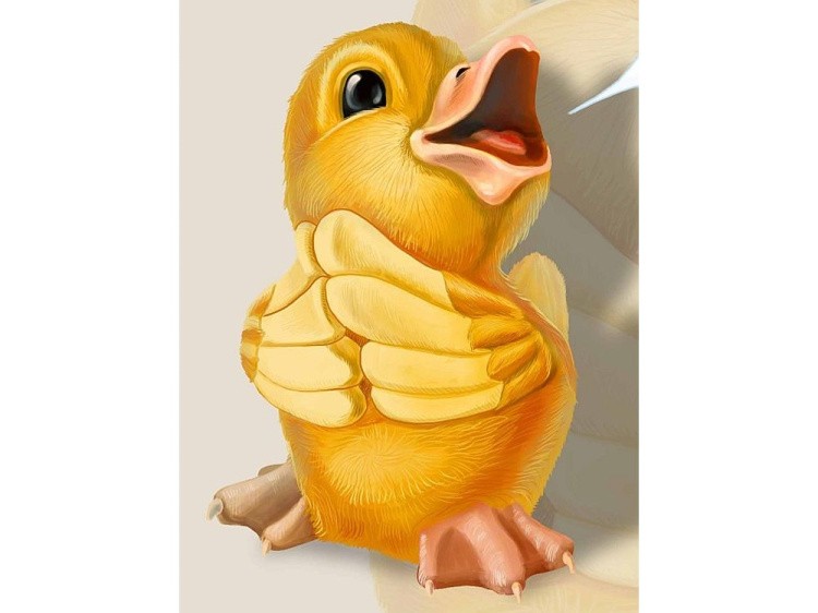 Фигурка для раскрашивания «Утенок» — картинка 3