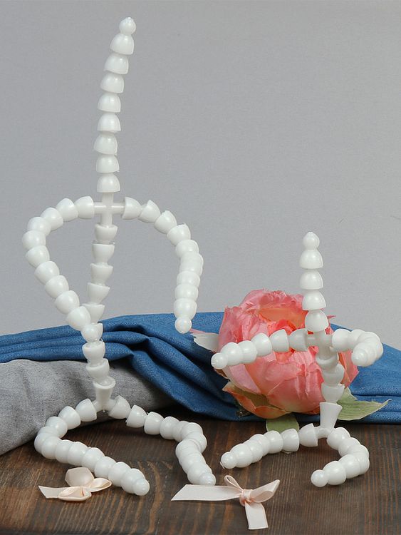 Скелет для игрушки 35 см, руки 10звеньев - 11 см, ноги 12 звеньев - 13 см, Magic 4 Toys — картинка 5