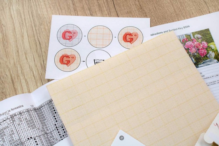 Набор для вышивания «Пионы у окна» — картинка 4