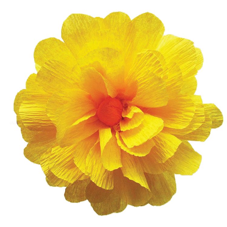 Бумага гофрированная (креповая), 110 г/м2, желтая, 50х250 см, ОСТРОВ СОКРОВИЩ — картинка 4