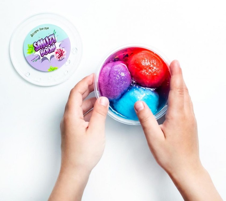 Слайм-десерт для рук Smuzi boom Флоат с ароматом клубники, 200 гр
— картинка 4