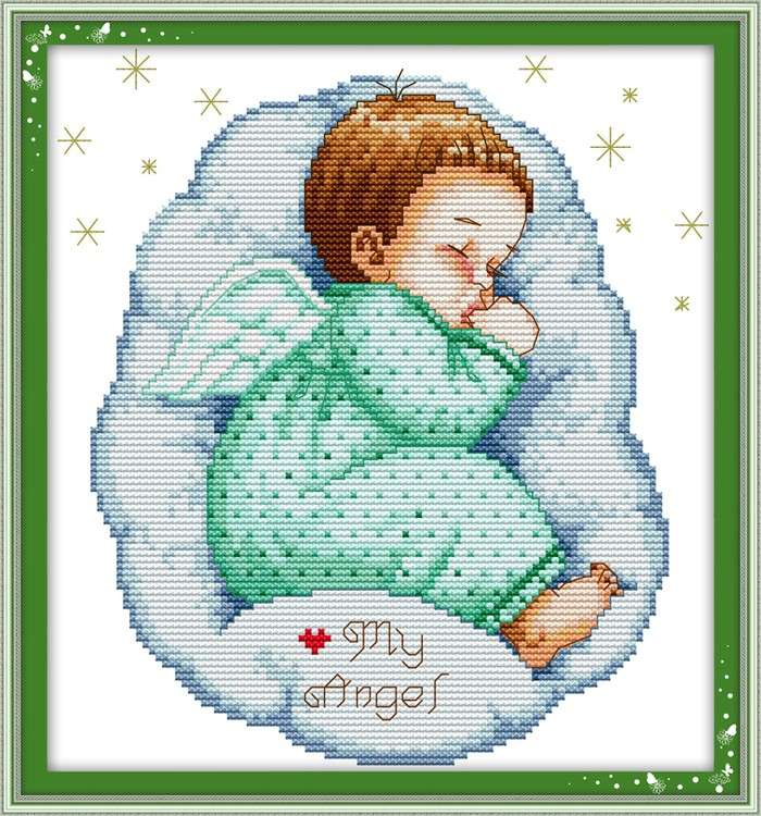 Набор для вышивания «Спящий ангелочек (1)(мальчик)»