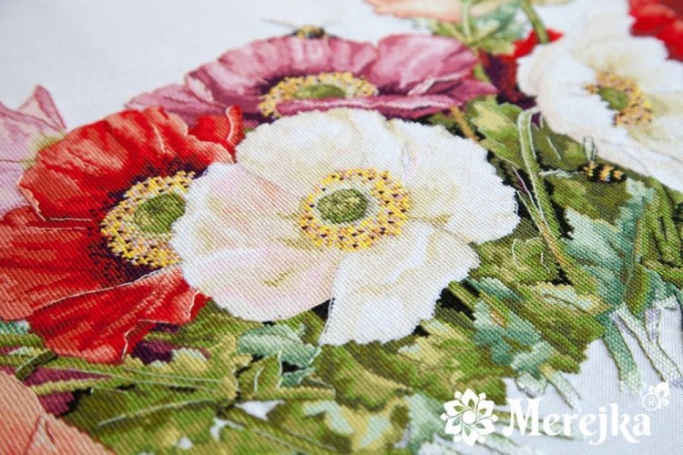 Набор для вышивания «Маки» — картинка 2