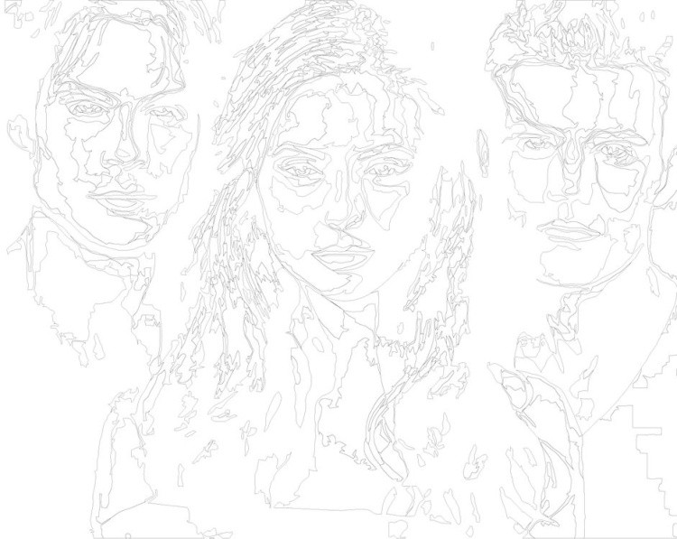 Картина по номерам «Дневники вампира: Деймон, Елена и Стефан 2» — картинка 3