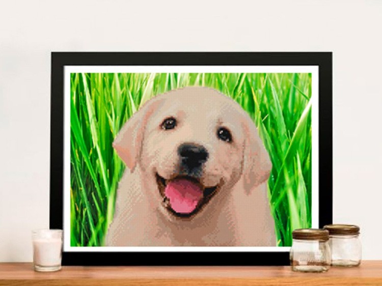 Алмазная вышивка «Щенячья радость» — картинка 3