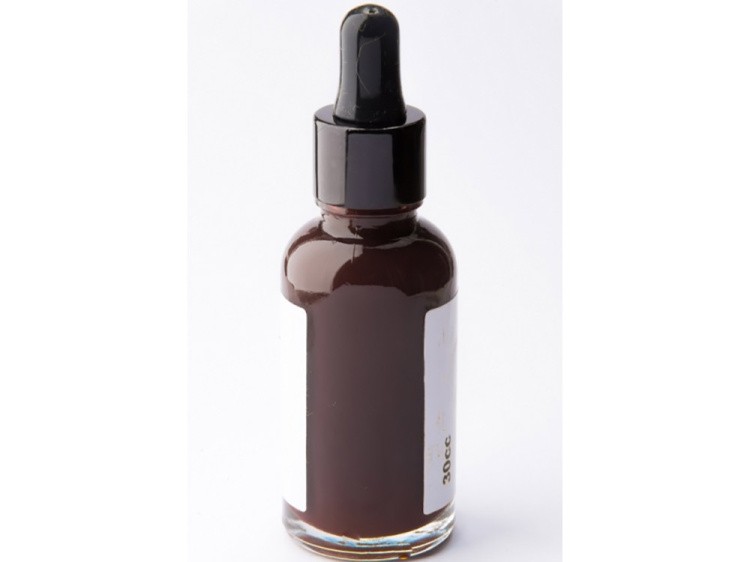 Краска для эбру коричневая 30 мл, Karin — картинка 3