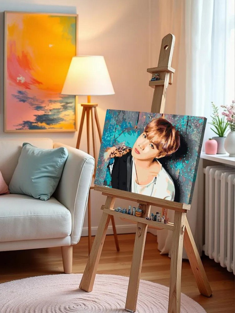 Картина по номерам «Корейская K-POP группа BTS Джей-Хоуп 2» — картинка 10